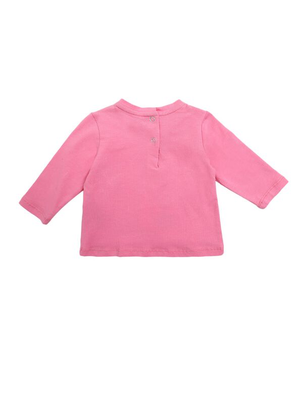 Girls Pink & Blue Printed Tracksuit image number 1